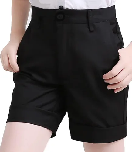Vista 2 de Ezsskj Wednesday Costumes Kid's Boys Todder Child Teen Pugsley Addams Shorts Addams Family Shorts Black Chino Bottoms