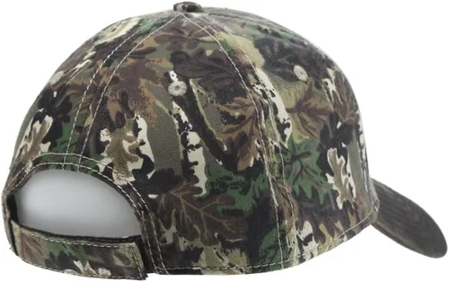 Vista 5 de Gorra de béisbol ajustable de perfil bajo con revestimiento de cera lavada pesada