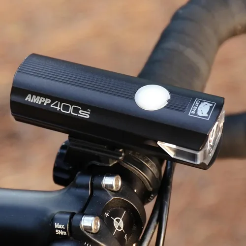Vista 2 de CATEYE AMPP400S y ViZ100 Kit combinado de luz recargable USB para bicicleta