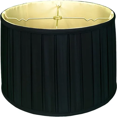 Vista 18 de Royal Designs "Shallow Drum English Box - Pantalla básica plisada para lámpara, oro antiguo, 11" x 12" x 8.5" (BS-748-12AGL)