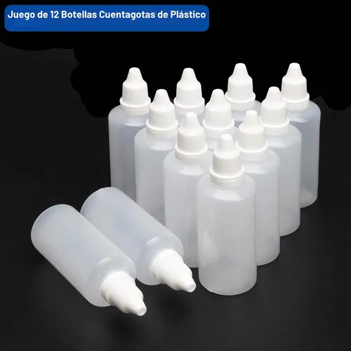 Vista 7 de botellas con goteros, 2 onzas líquidas, 12