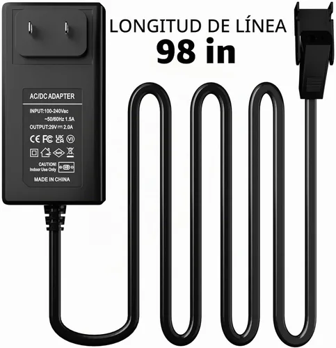 Vista 3 de Cable de alimentación de 29 V 2 A para silla reclinable y elevadora, adaptador de conmutación CA/CC para reclinables eléctricos, Limoss Okin y cama