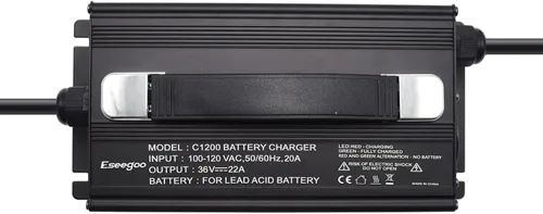 Vista 3 de Cargador de batería de 36 voltios y 22 amperios compatible con EZGO TXT para carritos de golf de 36 voltios con enchufe Powerwise Plug -D estilo Plug