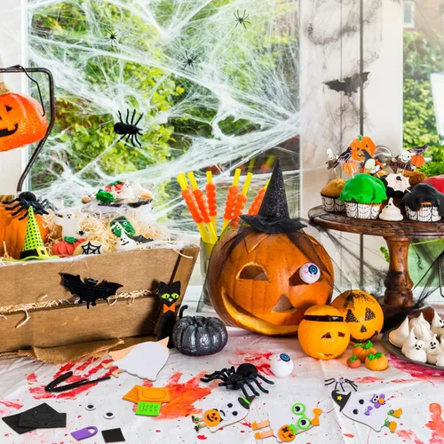 Vista 5 de Weewooday Kit de manualidades de Halloween, 12 unidades, diseño de fantasma, imán para nevera