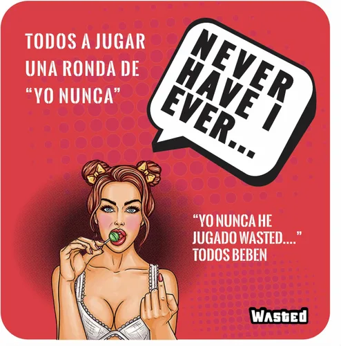 Vista 8 de WASTED - El juego de fiesta de Happy Ending Games - Tarjetas de juego - Juego de mesa de desafíos (versión en español)