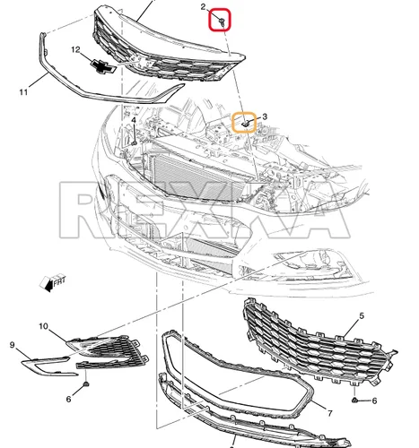 Vista 8 de Rexka Juego de 10 juegos de guardabarros cubierta de parachoques Splash Shield Wheelhouse Liner Bolt Tornillo U Tuercas Kit para GM 11570498