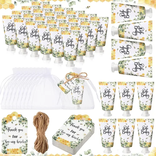 Vista 27 de 48 Juegos de Crema de Manos de Flores Silvestres para Baby Shower Regalos Obsequios de Fiesta de Crema de Manos para Invitados Regalo de Flores