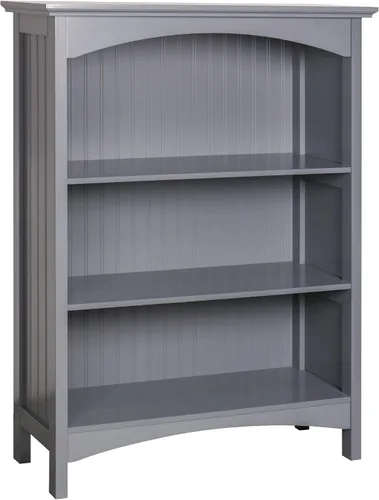 Vista 14 de eHemco Estantería de 2 niveles con 2 soportes arqueados, 29 pulgadas, gris