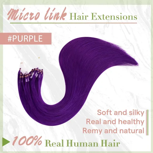 Vista 120 de RUNATURE Extensiones de cabello humano con punta en U, color marrón ceniza a rubio platino