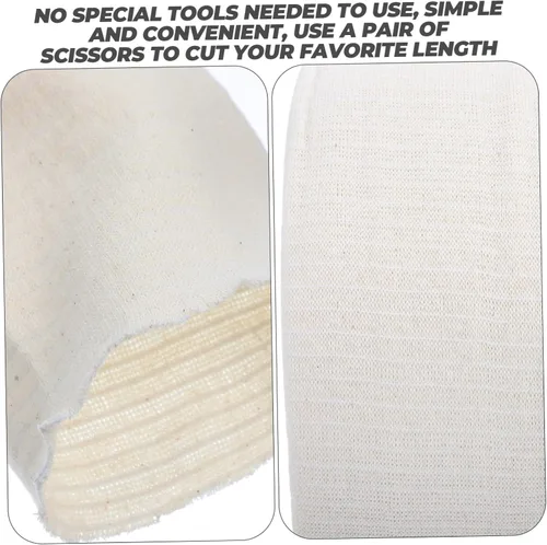 Vista 7 de Ipetboom 1roll Elastic Tubular Stockinette Bandage High Elasticity Cotton Sleeve for Dressing and Support for Wrapping Wrists Convenient