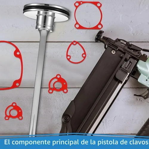 Vista 4 de Kit de juntas de piezas de herramientas de 9 piezas, pieza de pistola de clavos de aire, pistola de clavos, cinta de parachoques, junta tórica