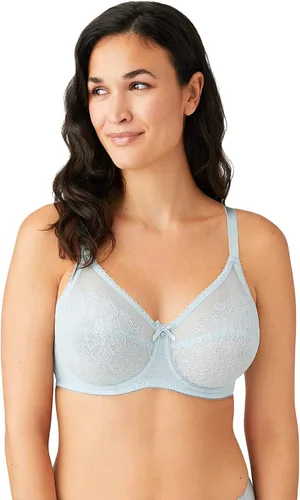 Vista 12 de Wacoal Brasier con aros retro chic para mujer, 855186 Albaricoque (Apricot Blush)