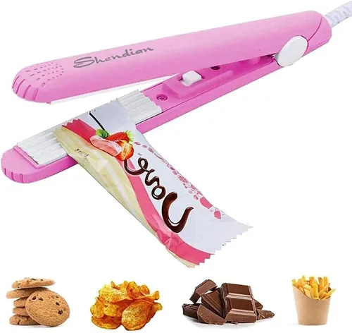 Vista 10 de Mini Sellador de Bolsas de Chips - Sellador de Calor Portátil Pequeño, Sellador de Cocina Reutilizable de Mano para Almacenamiento de Alimentos