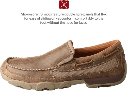Vista 3 de Twisted X Men's Original Slip-On Driving Moc