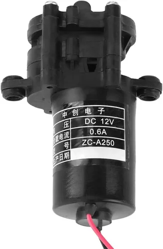 Vista 8 de 12V ZC-A250 Mini autocebante - Engranaje DC para la herramienta de bombeo de agua del acuario