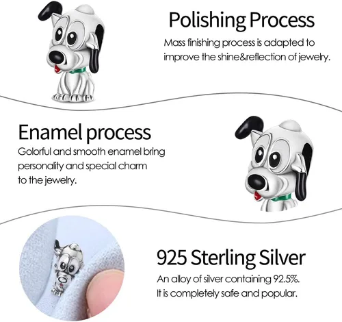 Vista 2 de TINSLO Christmas Theme Charm fits Pandora Bracelets, 925 Sterling Silver Pendant for Women Girls Christmas Gifts for Women Charm for Bracelet and