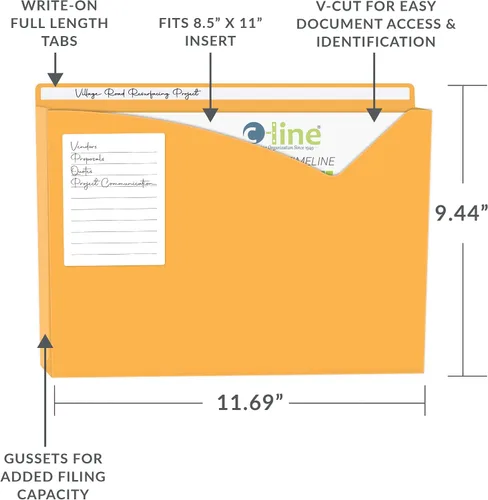 Vista 8 de C-Line Chamarras de polietileno para escribir, verde lima, naranja ámbar, azul acero, paquete de 10