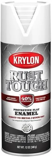 Vista 7 de Krylon 'Rust Tough' Esmalte preventivo anti-corrosión , almendra