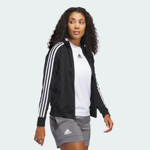 Vista 5 de adidas Camiseta deportiva de 3 rayas Essentials Warm-Up Slim para mujer