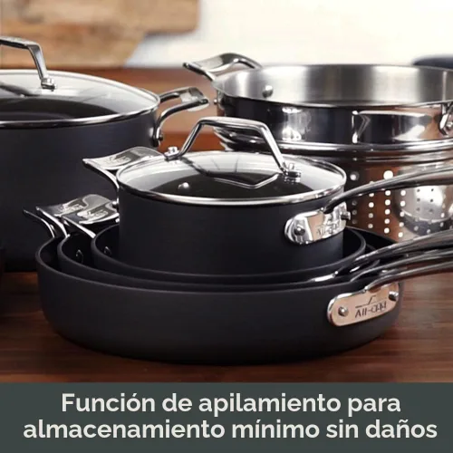 Vista 4 de All-Clad Tapa de vidrio para utensilios de cocina esenciales, 10.5 pulgadas