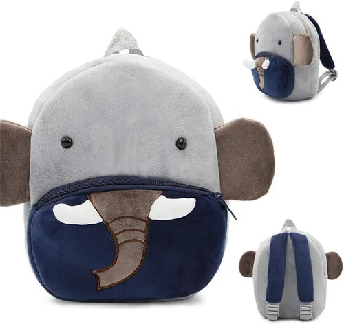 Vista 6 de Zoo - Mochilas de peluche para niños y niñas