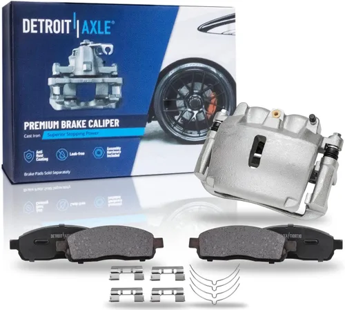 Vista 89 de Detroit Axle - Pastillas de Freno Delantero para Nissan Altima Maxima Sentra 350Z Cube Juke Versa INFINITI G35 I30 I35 Suzuki SX4 Crossover