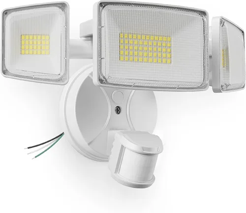 Vista 12 de Onforu Luces LED con sensor de movimiento de 100 W, luz de inundación del anochecer al amanecer, sensor de movimiento al aire libre, luces