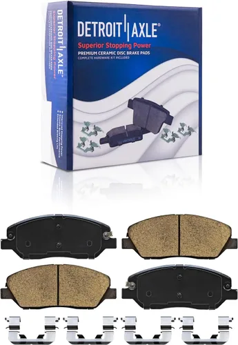 Vista 22 de Detroit Axle - Pastillas de freno para Avalanche Express Suburban Savana Yukon XL 1500 Chevy Tahoe GMC Cadillac Escalade, Pastillas de freno