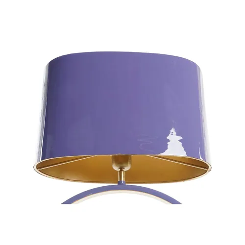 Vista 4 de Lámpara de mesa DKD Home Decor Azul Hierro 50 W (41 x 20 x 71 cm)
