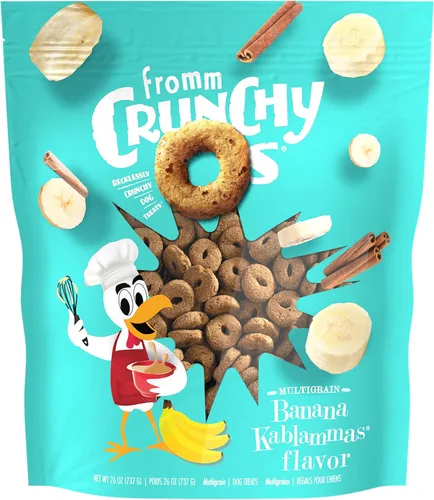 Vista 30 de Fromm Crunchy Os Bacon Blasters - Golosinas para perros con sabor a tocino, golosinas crujientes prémium para perros, receta de tocino, 6 onzas