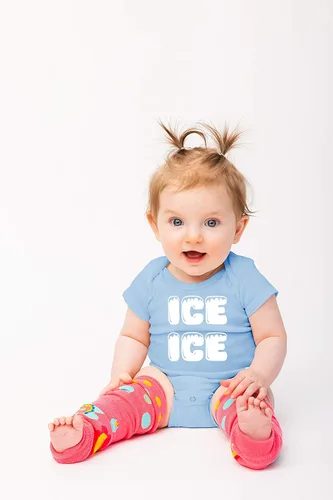 Vista 4 de Ice Ice - Divertido body esencial para bebé, ropa para bebé niño recién nacido, mameluco
