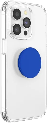 Vista 3 de Agarre para teléfono PopSockets con soporte expansible, agarre adhesivo, azul - Cobalto mate