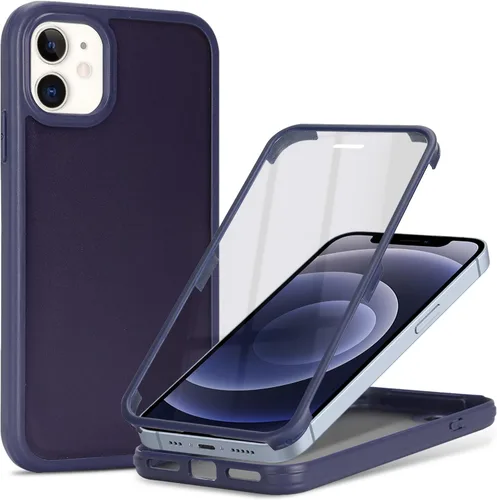 Vista 39 de Funda para iPhone 12 mini con protector de pantalla, color negro