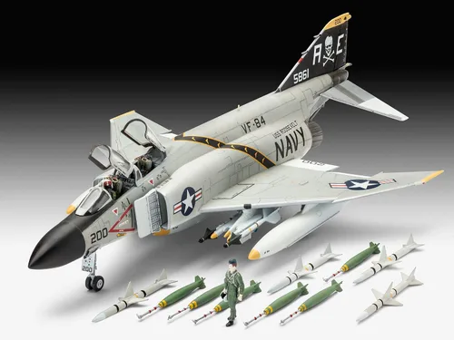 Vista 4 de Revell of Germany 03941 F-4J Phantom Ll Kit de construcción