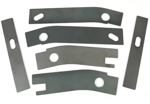 Vista 3 de ECOTRIC 6 placas de soldadura de grillete oxidadas para reparación de marco, compatibles con Jeep Wrangler YJ trasero 1986-1995