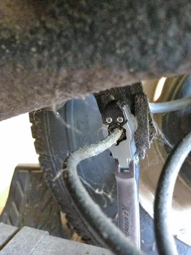 Vista 2 de AGS Llave de línea de freno de tuerca de trinquete, SAE, doble flexión, 7/16 1/2 - para freno, combustible, líneas de tranmisión y cables