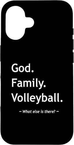 Vista 32 de Christian Faith Christianity God Family Volleyball Case for iPhone 17