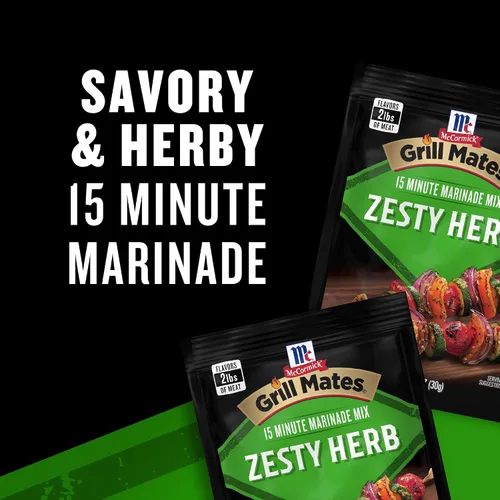 Vista 8 de McCormick Grill Mates Zesty - Mezcla de adobo de hierbas, 1.06 onzas