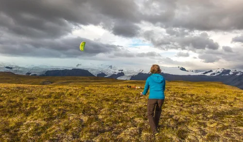 Vista 3 de Prism Kite Technology Synapse Dual-line Parafoil Kite - an Ideal Entry Level Kite for Kids and Adults to Dual-line Kiting Cilantro