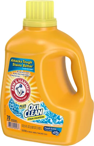 Vista 12 de Arm & Hammer Detergente líquido para ropa Plus OxiClean, aroma fresco, 70 cargas