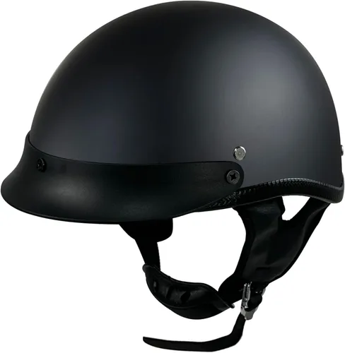 Vista 12 de Casco de motocicleta de estilo adulto unisex negro medio, con certificación DOT, para chopper, ciclomotor, patinete, motocicleta eléctrica