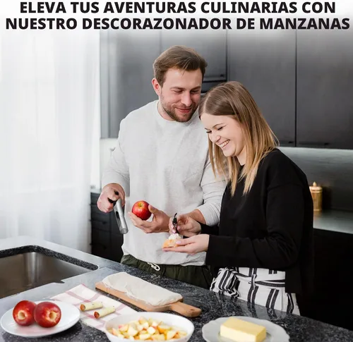 Vista 9 de Zulay Kitchen Herramienta Premium para Descorazonar Manzanas - Hojas Ultra Afiladas de Acero Inoxidable y Serradas para Descorazonar Fácilmente
