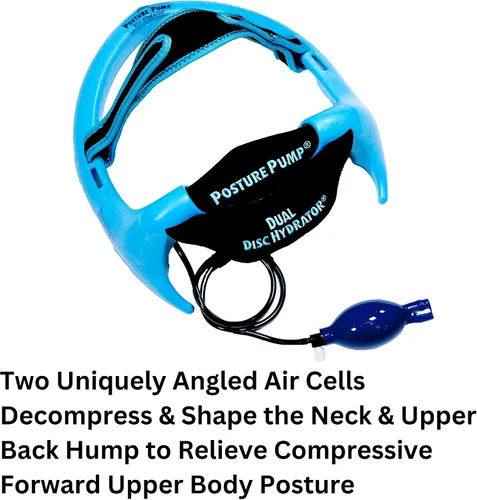 Vista 3 de Alivio para dolor de cuello y parte superior de la espalda Posture Pump®, Dual Disc Hydrator® Modelo 1400-D