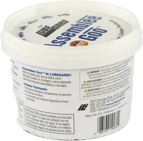 Vista 4 de Lubegard 19260 Dr. Tranny Assemblee Goo, azul, limpiador suave de lubricantes, 16 oz
