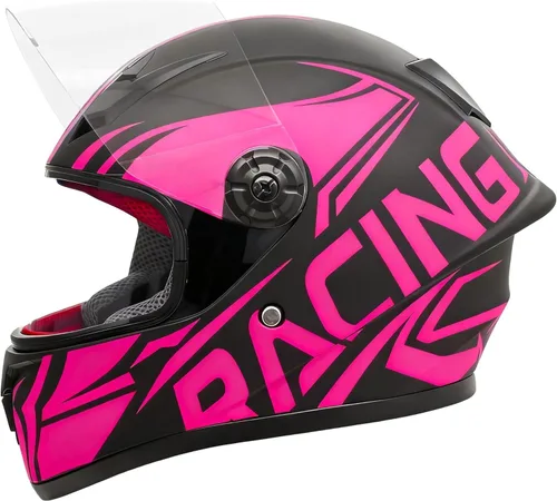Vista 10 de SanQing - Casco de motocicleta de cara completa para niños, motocross, bicicleta de tierra, ATV, BMX, kart, todoterreno, para 4 ruedas, niño, niña