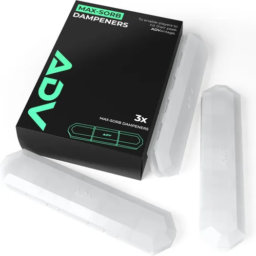 Vista 9 de ADV Tennis Amortiguador con tacto personalizado, paquete de 3, amortiguador de raqueta para reducir la vibración, aliviar los síntomas de lesiones