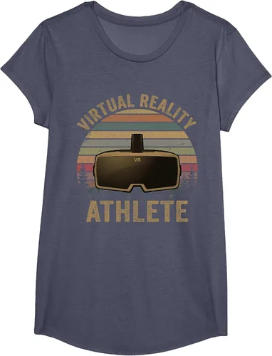 Vista 58 de Virtual Reality Athlete for VR Gamers Camiseta Asphalt Grey