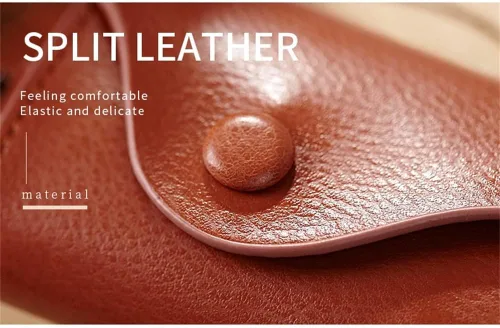 Vista 7 de JIUFENG Cartera multifuncional de cuero para llaves de coche, monederos, llaveros, unisex, para llaves