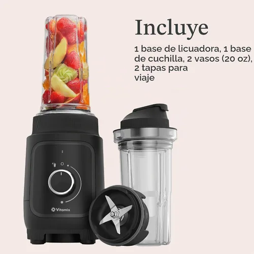 Vista 9 de Vitamix Batidora personal Nano con tecnología SmoothiePilot, color negro