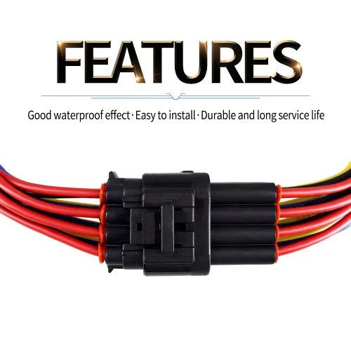 Vista 5 de Conector de 16 pines impermeable, enchufe eléctrico, cable de extensión automotriz para automóvil, vehículo, motocicleta, camiones, barcos